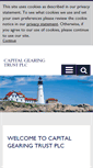 Mobile Screenshot of capitalgearingtrust.com